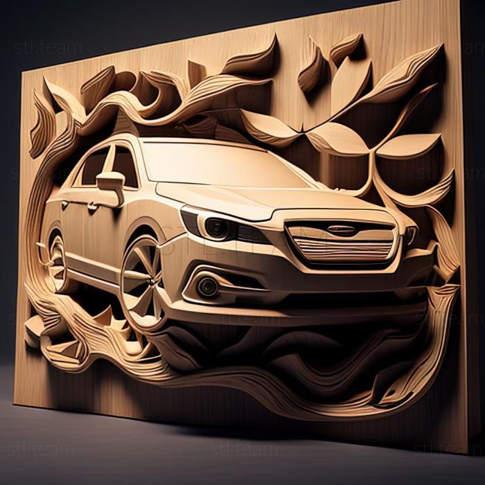 3D модель Subaru Legacy (STL)